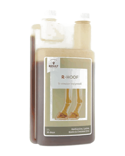 Flacone dosatore da 1 litro di R-HOOF di Result Equine