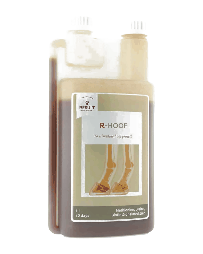 Flacone dosatore da 1 litro di R-HOOF di Result Equine
