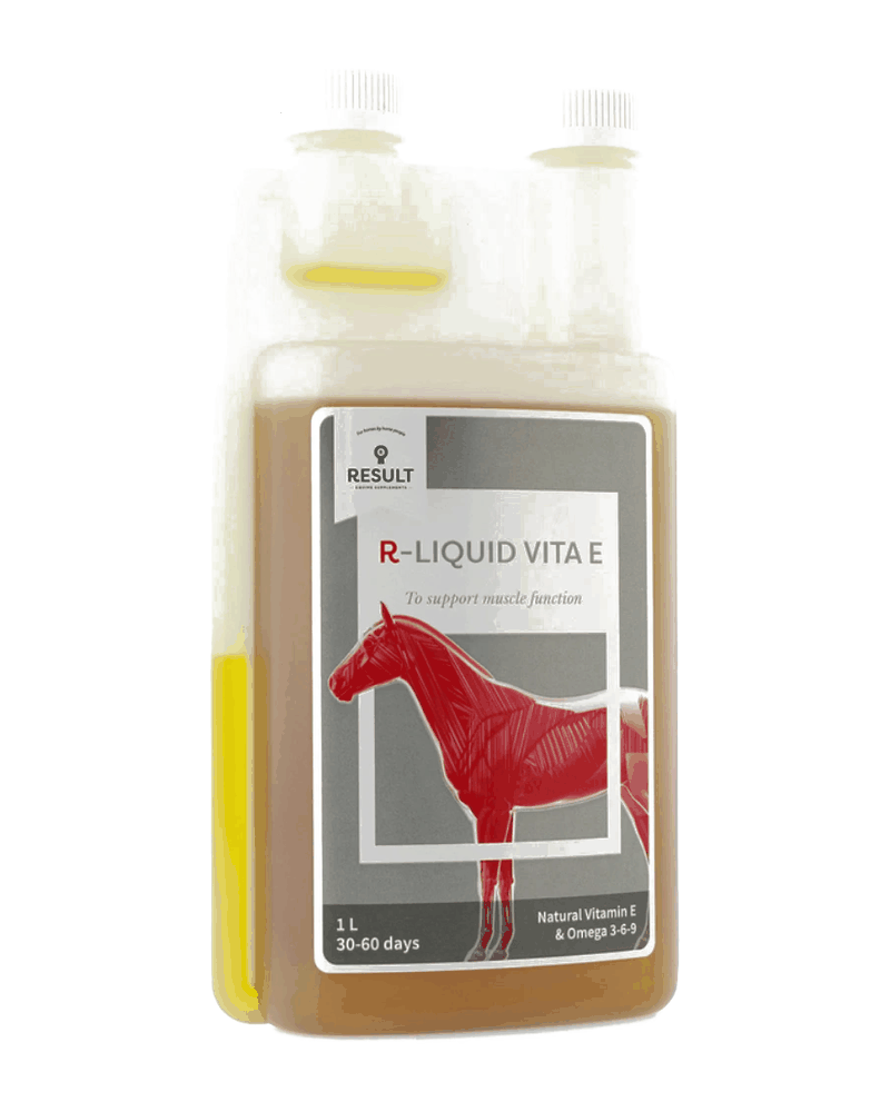 Confezione di R-LIQUID VITA E di Result Equine